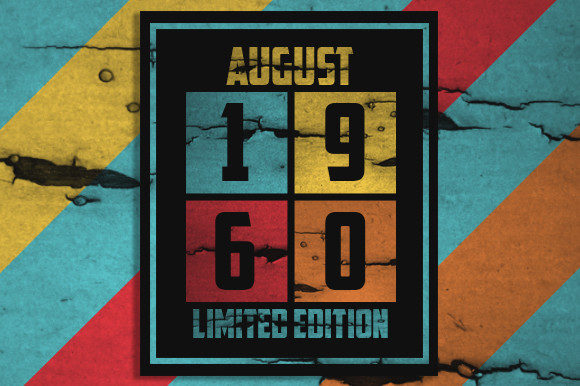 Retro August 1960 Limited Edition