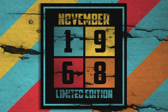 Retro November 1968 Limited Edition